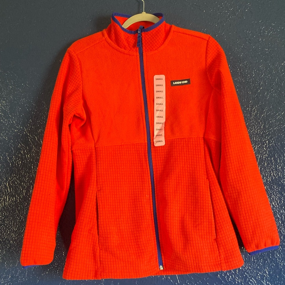 Lands End Red Women’s Zip-Up
